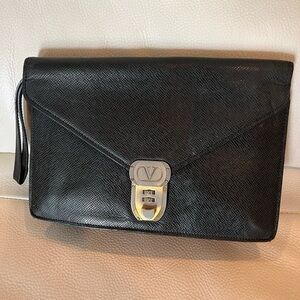Vintage Valentino’s Men’s Leather Wrist Bag